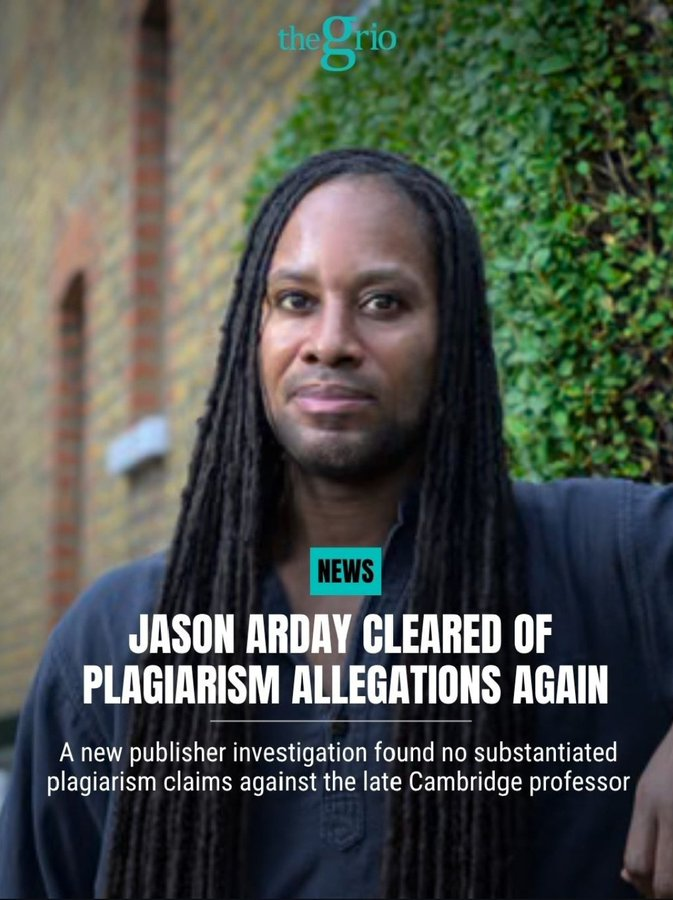 SussexHenryVIII's tweet photo. So the British Press was whipped into a feeding frenzy by a white supremacist who was angry that a black man had a better job.

White supremacy won, Arday is dead. https://t.co/evaTl17YNM