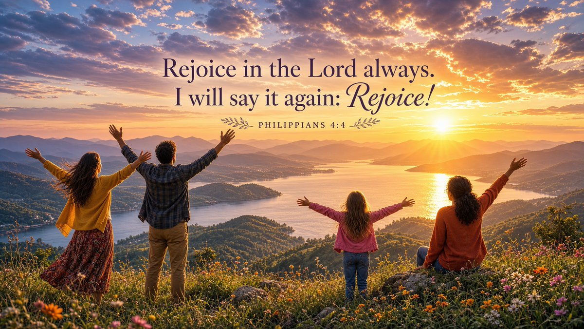 LogosJohn1's tweet photo. Part 3:

Rejoice in the Lord (as a deliberate choice)

We are called to this but we are given a promise that it will be good for us. 

God loves us and his commandments are for our good! not to be oppressive

Rejoice and worship even when you don’t feel like it and see what the LORD our loving father will do in our hearts 

“Rejoice in the Lord always. I will say it again: Rejoice!” — Philippians 4:4

“Rejoice always, pray continually, give thanks in all circumstances; for this is God’s will for you in Christ Jesus.” — 1 Thessalonians 5:16-18