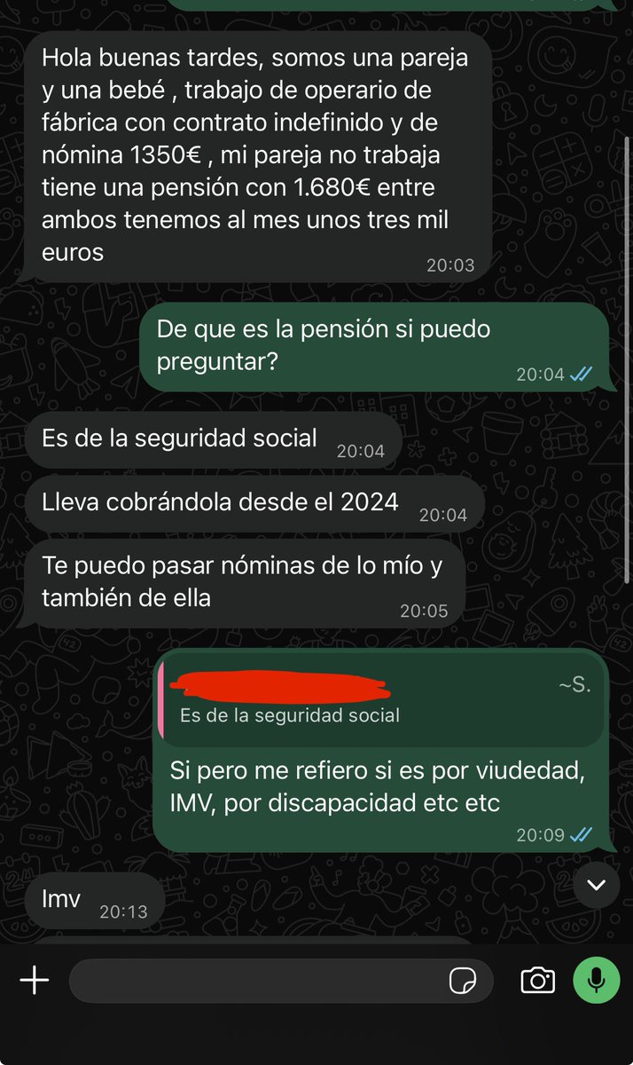 dinerosinfiltro's tweet photo. Casi 1.700€ / mes de paga sin trabajar.

Un amigo está alquilando un piso y es una locura la de gente que vive del IMV.

1.700€ al mes sin trabajar, y 1.350€ trabajando.

Al que trabaja lo esquilan hasta más no poder, para que otros vivan sin dar un palo al agua. 

Hace falta ✂️