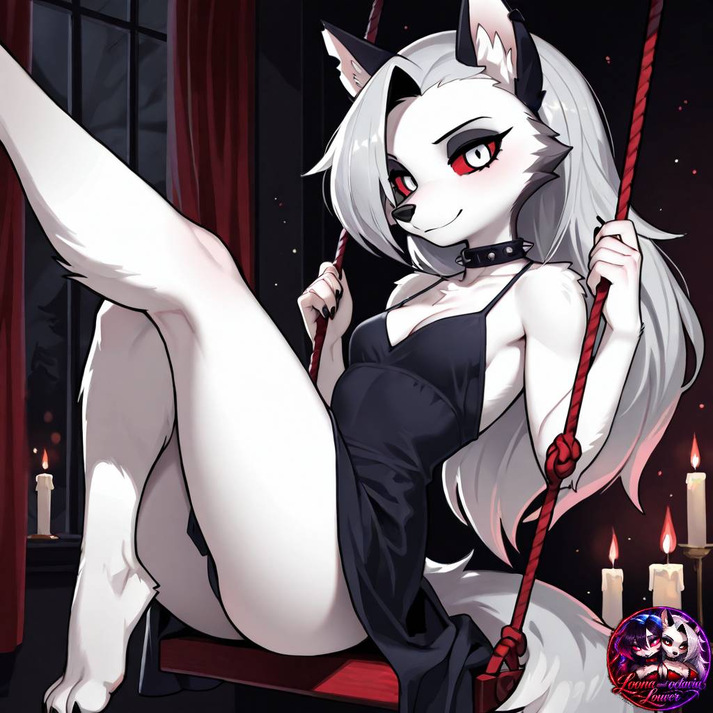 LoonaandOctavia's tweet photo. Loona is swinging on a swing. wanna join her ?

#Loona #HelluvaBoss‌ #AIart #furryart #AIArtcommunity #AnimeArt https://t.co/7H8I7915HT