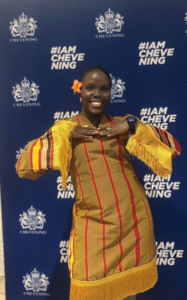 PeshPoni's tweet photo. I joined fellow Chevening Scholars in London for the Chevening Orientation Event convened by @CheveningFCDO. 

Over 110,000 applications worldwide and an acceptance rate of just 0.6% this year. I am honoured to be among only five Ugandans in the room. 🇺🇬 

P.S. The gorgeous flower is a Sei, gifted to me by my friend from Tonga. 🇹🇴🌺
#IAmChevening #MyCheveningJourney