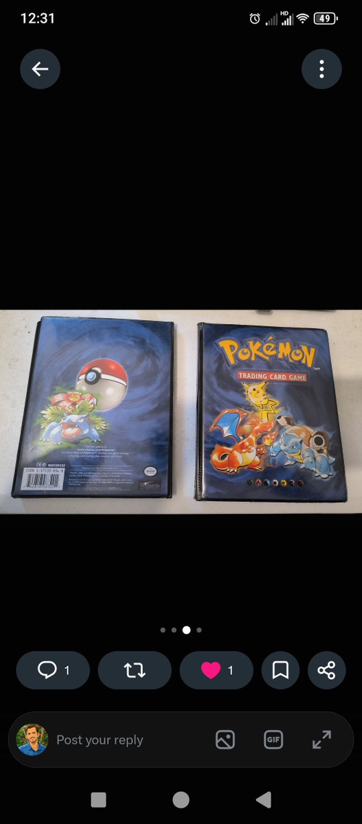 The_Card_Guy's tweet photo. @Wartortle_King I've got 2 original WOTC pokemon bindes from 1999 im selling here: https://t.co/3sosmoxrRX https://t.co/CQwr6YWYS2