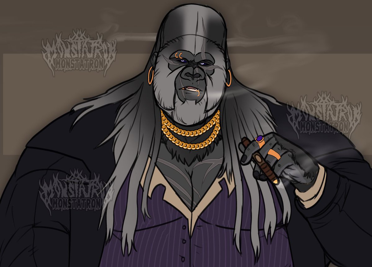 monstatron's tweet photo. obasi appreciation post because i love her

my fave big crime boss with big problems

#BLADEINTHECITYSERIES #butch #butchlesbian #furry #furryart #anthro https://t.co/5qm1pLymtx