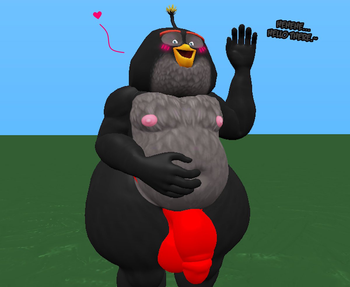 MightyEagle2016's tweet photo. Bomb's on his way!~ 🍆🐦💣💖
Model made by: @ThunderDogBoi
Headhacks made by me.~ ^^
#AngryBirds #bomb #furry #blender #3dart #nsfw https://t.co/zNztXLi2CK