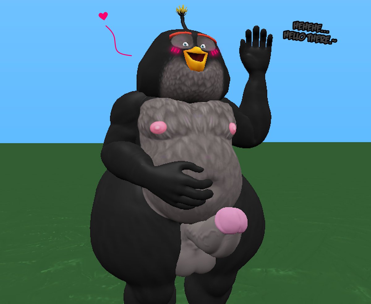 MightyEagle2016's tweet photo. Bomb's on his way!~ 🍆🐦💣💖
Model made by: @ThunderDogBoi
Headhacks made by me.~ ^^
#AngryBirds #bomb #furry #blender #3dart #nsfw https://t.co/zNztXLi2CK