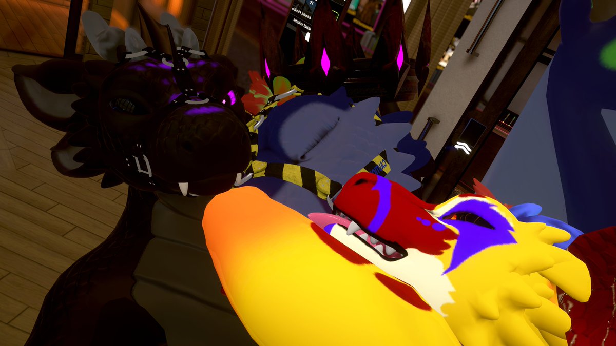 VenusMoonfang's tweet photo. Being toppled by Moonfangs in a snuggle pile.. Best feeling EVERRRR!!! Just let me die this way..🥹💖

Ft. @TorsinFolf69 @cindershad0w https://t.co/TE6ExOhQU6