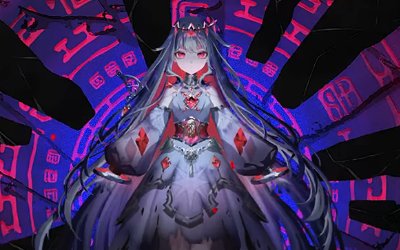 Dreadscape_EN's tweet photo. Koseki doing their best impression of a Yugioh Card. Core//Unbreakable came out great, the lyrics are deep and the visuals compliment the story being told. She should be proud of her hard work.
#liveseki https://t.co/JuYESMPBMi
