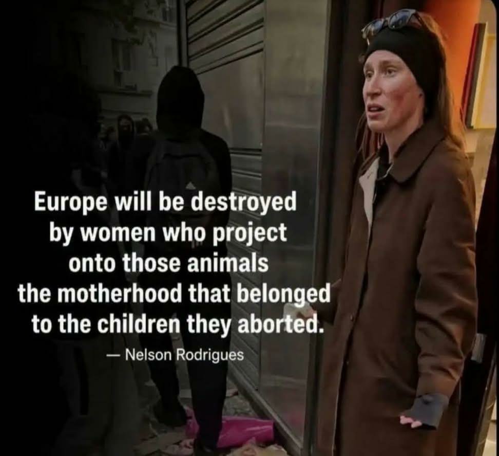 DKVW_Elmer's tweet photo. This woman is the poster child for #TypicalLiberal lib-left lóòns who cannot process what has happened. Will she look inside herself to repent? 
#France #Islam #Riots #communists #FrenchRiots https://t.co/6hfj0inyaw