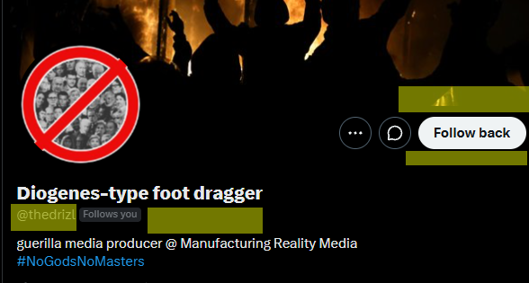 WhatTruthPod's tweet photo. @thedrizl Why do you have this weird obsession with playing the victim? " Its not my fault twitter puts this on my timeline " Why dont you unfollow me , you fucken weirdo? https://t.co/SkbWaCrD0l