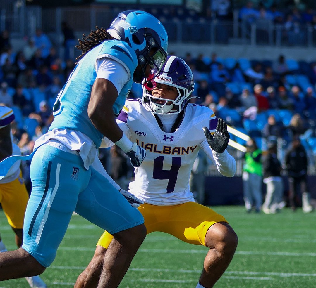 OptaAnalystFCS's tweet photo. UAlbany (5-3, 3-1 CAA) 38, Rhode Island (4-4, 1-3) 21

Great Danes end URI’s 17-game home winning streak (was longest active streak in FCS)
UA RB Rahshans La Mons: 24 carries, 196 yards, 3 TDs

@UAlbanyFootball https://t.co/97XHzL14vV