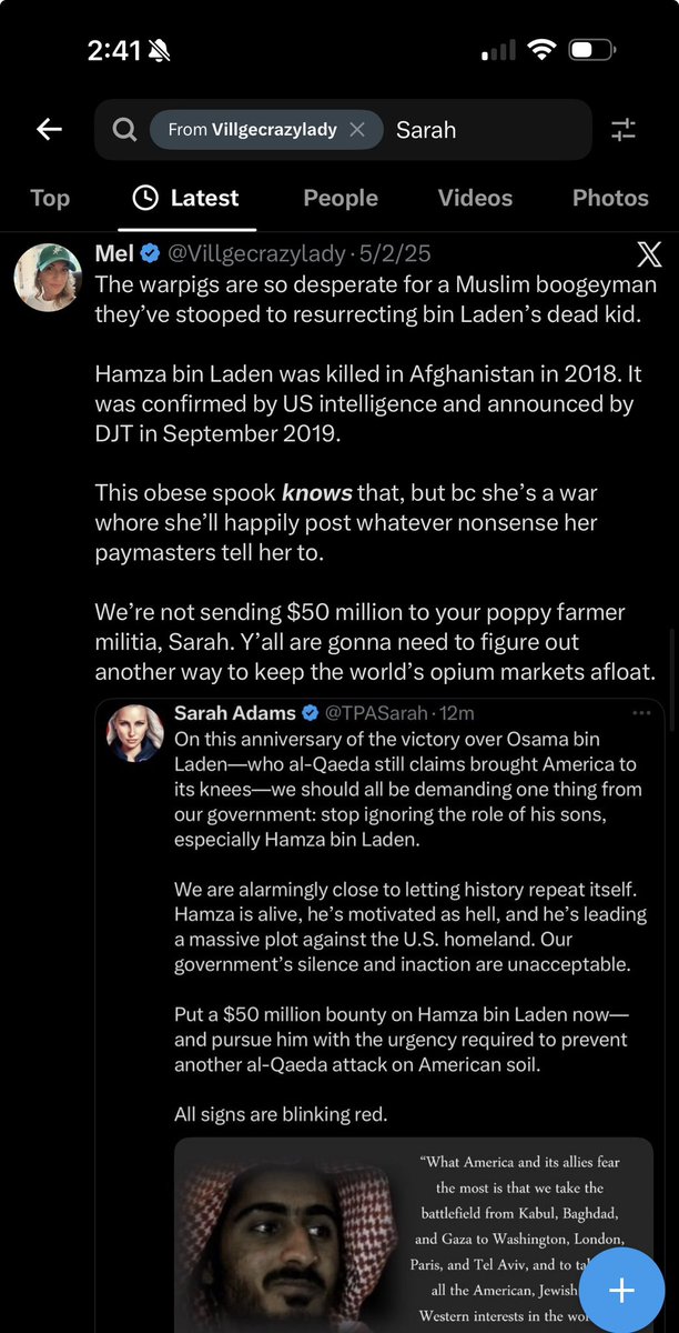 Villgecrazylady's tweet photo. @CosmicHeret1c @AZMaGHaMaMa Not me. I give him zero passes for her and I drag that dumb wench every time I see her on my timeline (which isn’t nearly as much anymore since I blocked her back) https://t.co/sodhG9LkXG