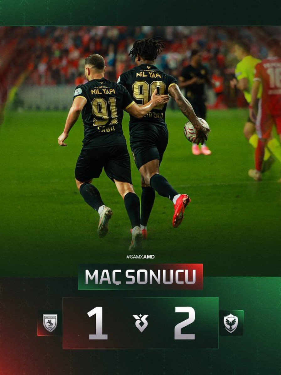 huseyincvc's tweet photo. Amed spor, Samsun deplasmanında 2-1 galip geldi… https://t.co/WRCrXzZEvR