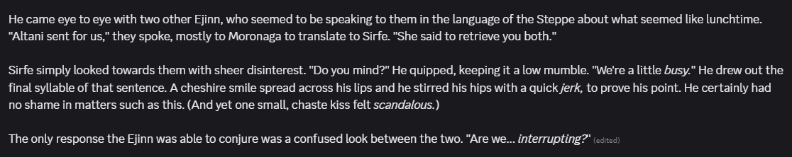 lychnobitten's tweet photo. @Shrimp_GutZ @RholiPoli sirfe is more than happy to tell, and tell he will. he did put up a bit of a show with it 👁️ https://t.co/DQgKdqbc4j