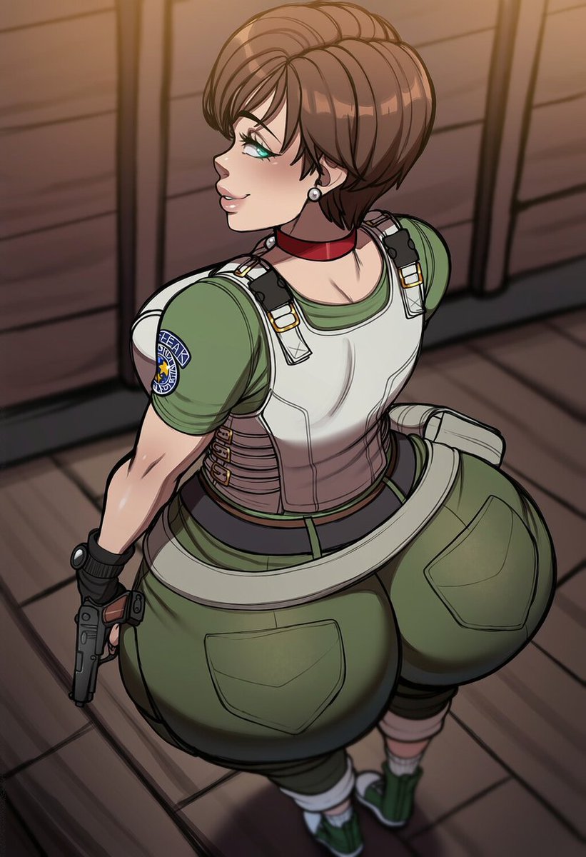 Idk123456789abc's tweet photo. Rebecca chambers #resident https://t.co/oS5RNpqXZh