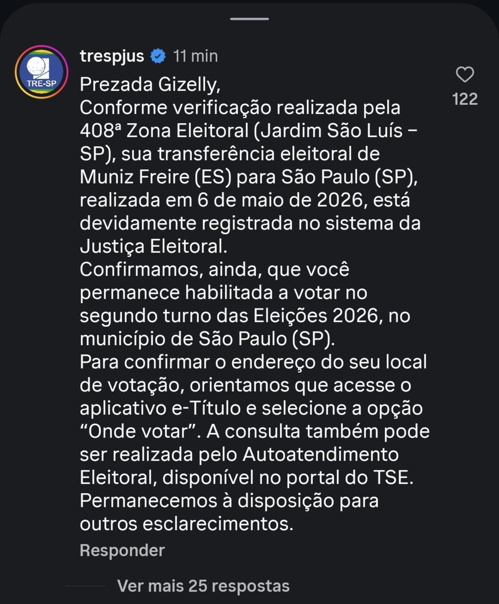 PatySoelo's tweet photo. "Votei normal mas depois que eu me manifestei pela democracia, mudaram meu local de votação"
🗣️🗣️🗣️🗣️😂 https://t.co/tndZAqc6w1