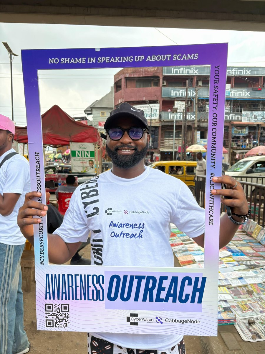 cyberjeremiah's tweet photo. Cybersecurity Awareness go the streets of Lagos !!!.

It was reya fun experience with you guysss.

Thank you @EatsByThankGod for the spicy spaghetti 

Thank you guysss @cabbagenode @_DeejustDee @TheCloudSE @gloryodeli https://t.co/kpivEZKQvG