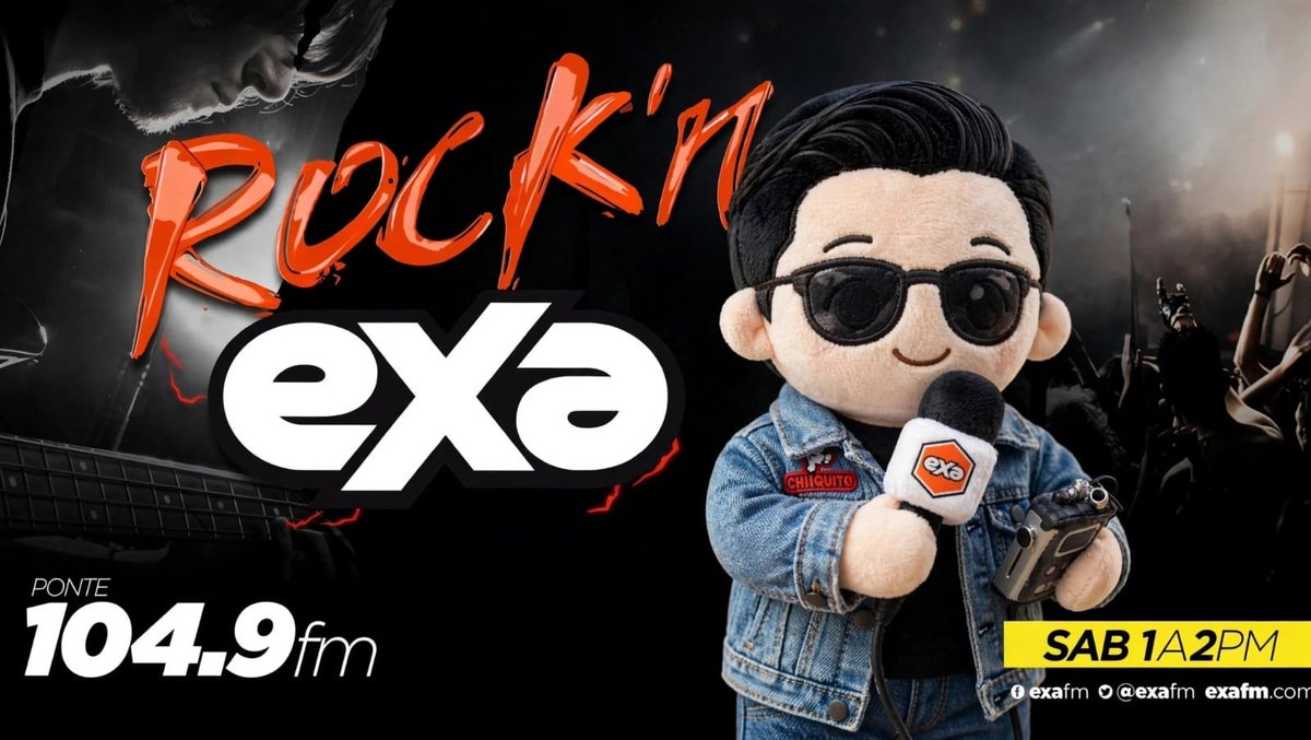 ExaRebeldes's tweet photo. Lo mejor del Rock se apodera de @ExaFM
Acompaña a @GabrielOchoaMX y disfruta de tus canciones favoritas en #RockEnExa
#ExaRebeldes #PonteRebeldePonteExa
#EnTodasPartesPonteExa
#FestivalMultiversoNestle https://t.co/1VJq6KRpA3