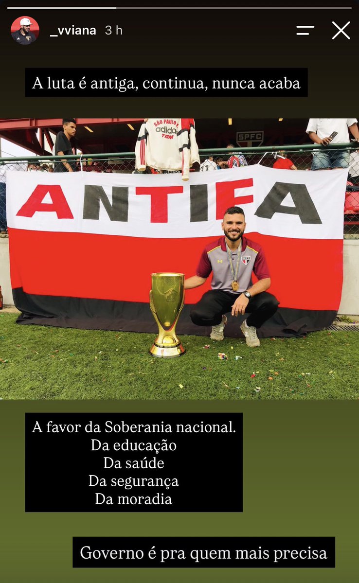 gisellycorrea_'s tweet photo. Thiago Viana, técnico do São Paulo, se posicionou. Atual campeão brasileiro 👏🏼🌟❤️ https://t.co/LRLOO37kw3