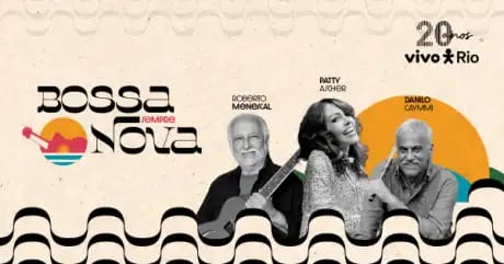 ticket360's tweet photo. Menescal, Patty Ascher e Danilo Caymmi cantam "Rio" ao vivo na cidade que inspirou a bossa. Bora?

https://t.co/HwP9Ncj8kG https://t.co/DeGszghj7V