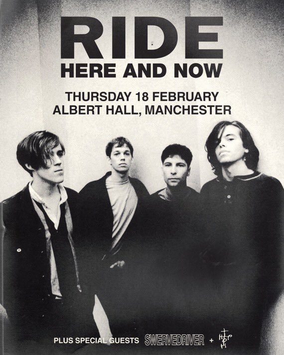 EatYourOwnEars's tweet photo. 📢 RIDE SUPPORT ANNOUNCEMENT

@swervedriver and The Healing Power of Horses will be joining @rideox4 on their UK tour in February!

📍 @O2AcademyBrix 
🗓️ Saturday 13 February

📍 @Alberthallmcr 
🗓️ Thursday 18 February 

🎟️ https://t.co/DiGBtDMVUT

🎟️ https://t.co/rLprnpq1Jm https://t.co/fu6ldI3Pw7