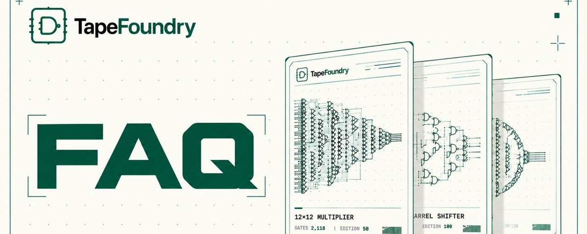 TapeFoundry 常见问题:我们究竟在 #TapeOut 上构建什么?