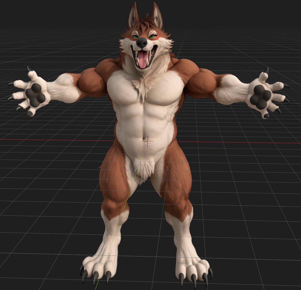 DigitalHowl's tweet photo. Werewolf sona model test
Big grippers ✅️
Big nommers ✅️
Huggable ✅️
Floof ✅️ https://t.co/EtAOpDPqBA