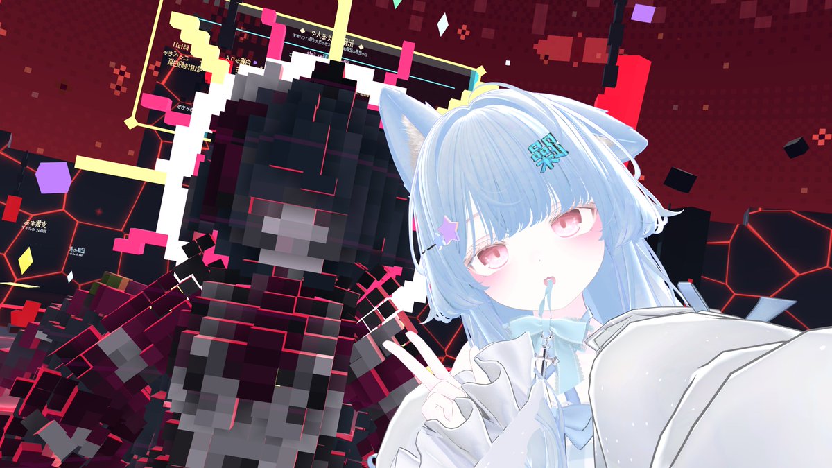 fearyice_vrc's tweet photo. 51まで行けて何もわからずにダメージ通らなくて負けた... 案内人がボスとして出てくるのめちゃいいねこれ ツーショ撮れた！って思ってたら顔がすごい顔してて泣いた
#FrontierArchive https://t.co/iO8pY8Sq72