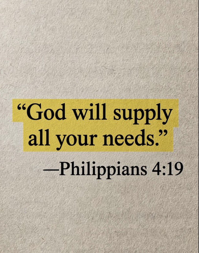 Gracebaakoko's tweet photo. Philippians  4:19 https://t.co/7WLsmZrmRM