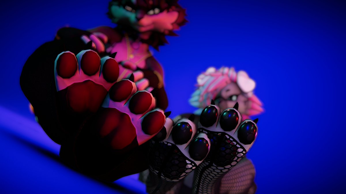 UrLocalMidnight's tweet photo. What are ya waiting for ?.. They're not gonna clean themselves~ 

Cute photos with @mistie_theyote_ ♥️ 

#pawslop #paws #furry #novabeast #vrchat #vrchatfurry #vrc #vrcfurry https://t.co/dFQ0ZXsWPi