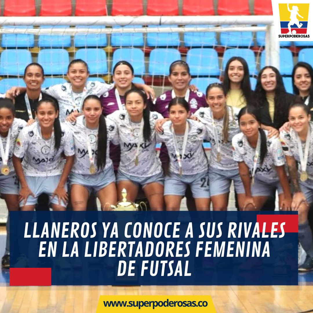 _superpoderosas's tweet photo. 🔥 ¡RIVALES DEFINIDOS! 🔥

Se sorteó la Fase de Grupos de la @LibertadoresFS que se disputará en Caballito 🇦🇷 del 7 al 14 de noviembre.

🆚️ Llaneros 🇨🇴 enfrentará a Stein Cascavel 🇧🇷, Exa Ysaty 🇵🇾, U de Chile 🇨🇱 y Dep. La Unión 🇪🇨 en el Grupo B.

📸 @ClubLlanerosFC https://t.co/OYa6yJHry3