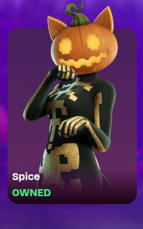 CesarMS__'s tweet photo. Spice/Gatabaza ha vuelto a la tienda de fortnite

Codigo:CesarMS si gustas apoyarme, me ayudaria mucho https://t.co/jsPXY1ggxe