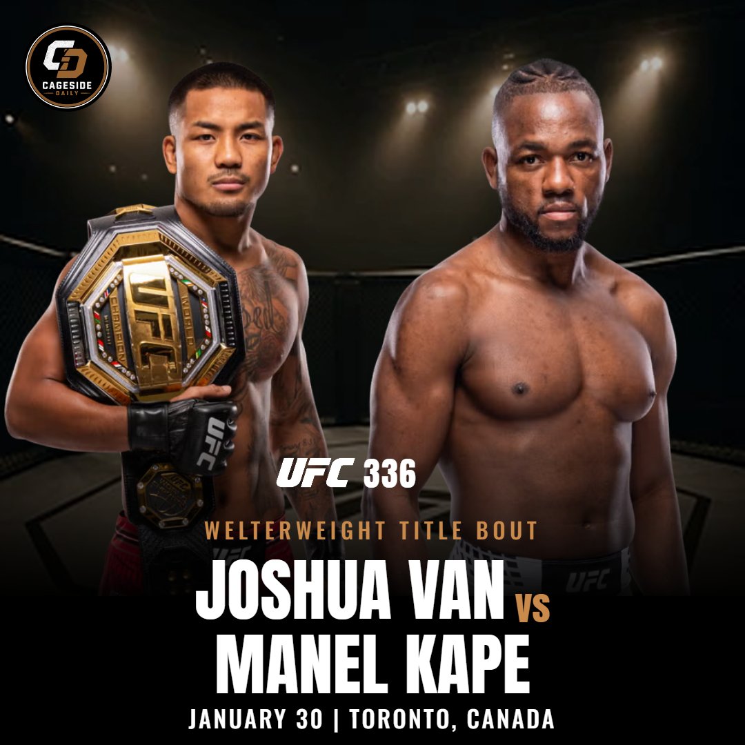 cagesidedaily's tweet photo. The #UFC336 main and comain event are official 🔥
Who do you have winning 👀 https://t.co/ZrxiDIRAmB