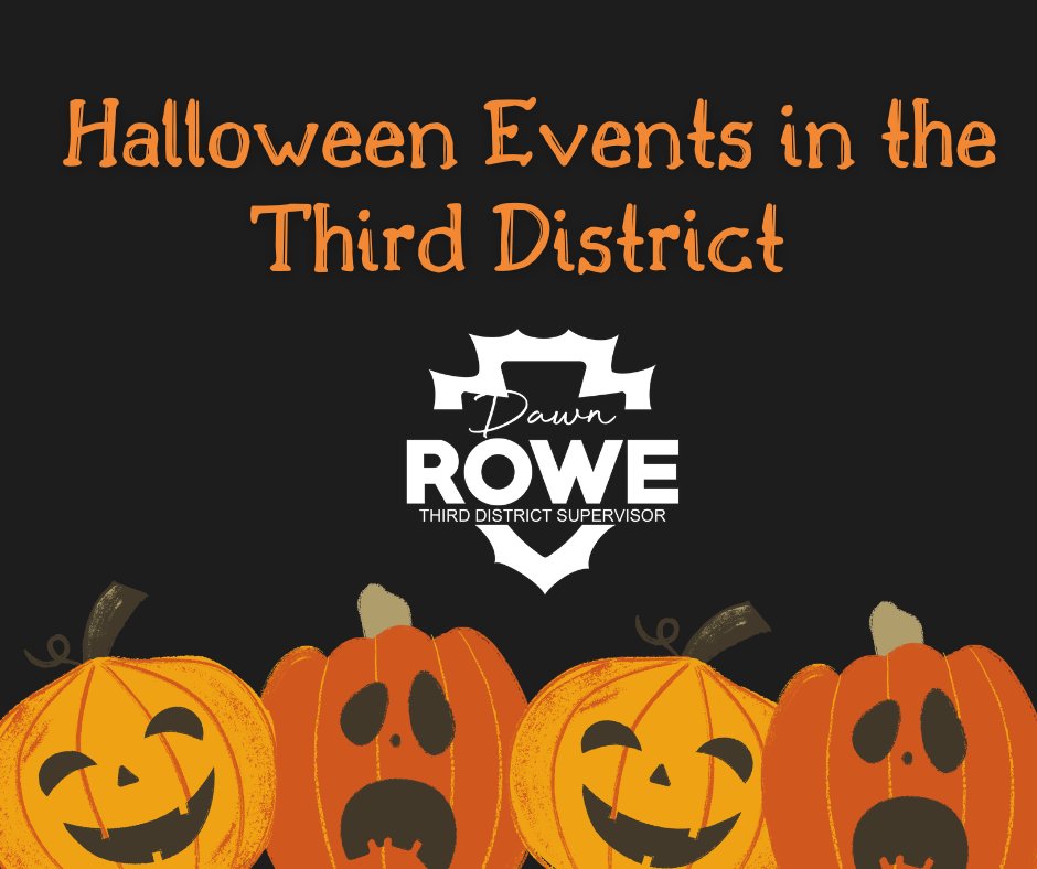 supervisorrowe's tweet photo. Where to Celebrate Spooky Season Across the Third District: https://t.co/bquu7iZcyV https://t.co/VVssyNgtu9