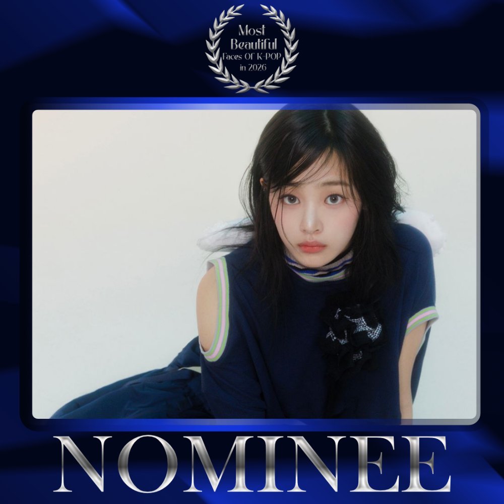TOP100KPOP's tweet photo. MINJI (NEWJEANS) is nominated for Most Beautiful Faces of K-POP in 2026.

👉 VOTE: https://t.co/5K89Dk96ZY https://t.co/CTBEt3IvzR