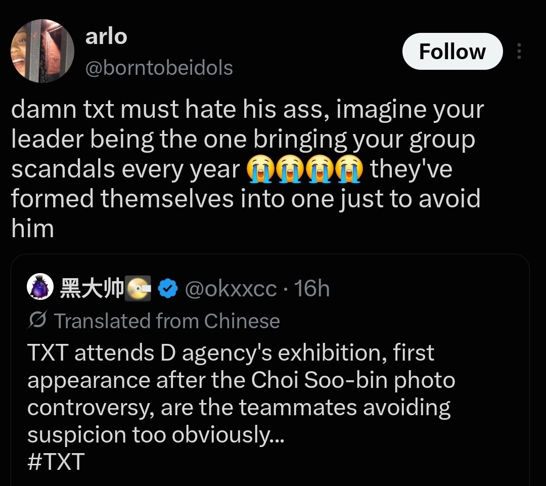 txtprotect0403's tweet photo. ‼️ URGENT — REPORT AND BLOCK ‼️

@/borntobeidols
🔗: https://t.co/zVZTPOiUXn

This account has been getting lots of hit tweets being extremely vile towards 🐰. Report and block the account under h4te and har4ssment— they have plentiful to report ‼️

🚫 DO NOT INTERACT JUST RNB 🚫 https://t.co/WELORvDbWj