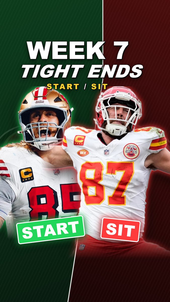 4thandDataFF's tweet photo. Week 7 start and sit, tight ends 🧵

Every call is graded 1 to 5 stars on usage, Vegas, matchup, weather and game script.

3 starts and 3 sits inside 👇 https://t.co/MjZCcKKBiP