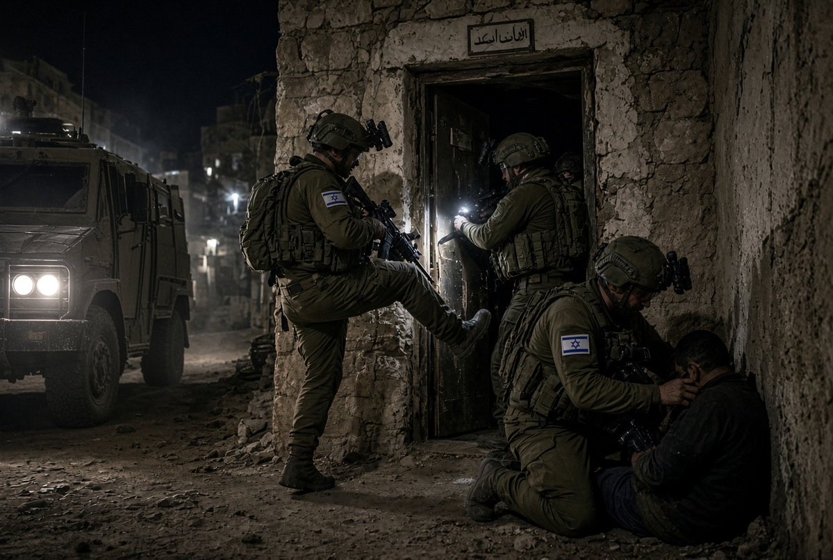IsraelIDFend's tweet photo. 🚨BREAKING: 
IDF smashes Hamas network across Judea & Samaria. 40 villages hit at once.
Weekend offensive after the Hebron terror attack that murdered two Israeli soldiers: IDF, Border Police & Shin Bet raided 40 villages and 400 locations. 40 suspects arrested, including Hamas & Islamic Jihad operatives, plus stone-throwers and inciters.
Hebron & Halhul hit hard (20 arrests). Etzion Brigade stormed 70+ sites. Terrorist monuments destroyed. Weapons seized. Operations continue to keep Israeli civilians safe.
Terror has a price. 
Israel is collecting. 🇮🇱
#JudeaAndSamaria #IDF 
#AmYisraelChai 🇮🇱