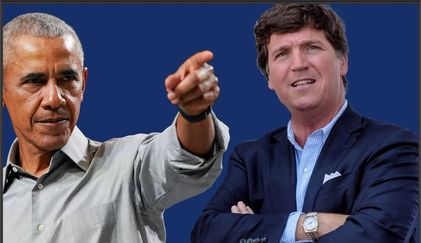 AmericaRedVoice's tweet photo. Tucker Carlson didn't turn on Trump over Iran, and he didn't do it because of the "Epstein files."

He did it for $40 million from Barack Obama.
Obamacorp, the former president's for-profit arm, wired the cash to Carlson's LLC one week before he went live smearing Trump's name.

Just like everything else bad people say about our president, Carlson's trash was bought and paid for.

What's your response to this......??👀

MAKE THIS GO VIRAL ON X. LET’S GO 👏