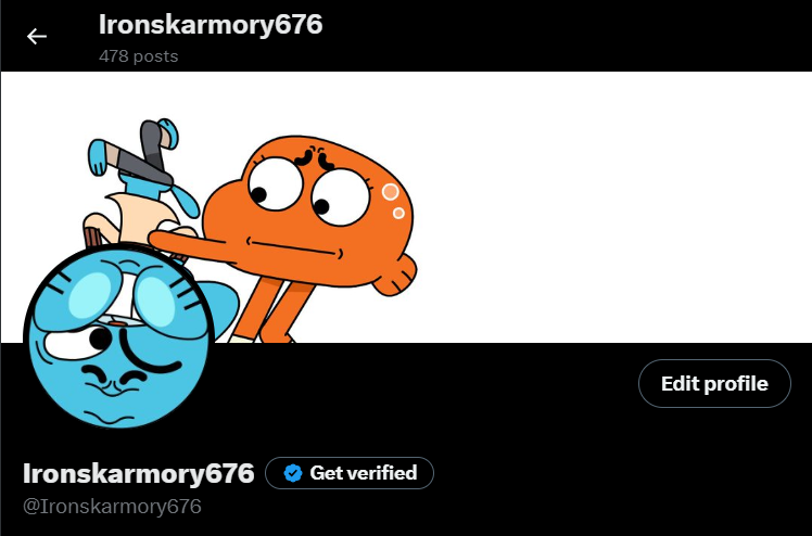 Ironskarmory676's tweet photo. "What was your biggest impact on the internet?"

I'm good at replicating Gumball. I also did clever things with it.

Here are my top 4 posts. https://t.co/3WHOUGs39a