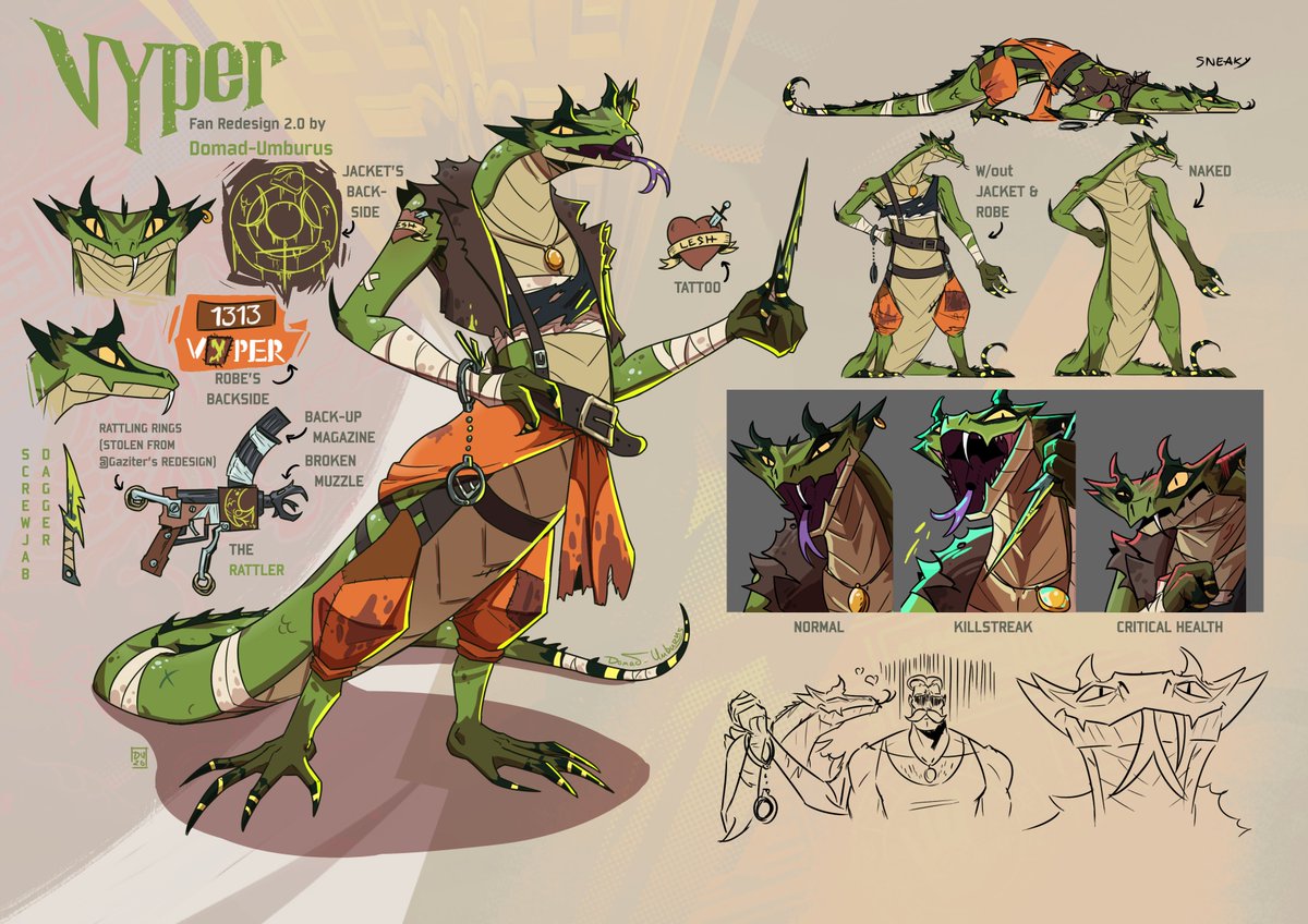 MartinSemchuk's tweet photo. SHE IS READY!!!! MY (2nd) VYPER REDESIGN!!!!
Also it's my birthday today! OOOOOOOAAAAAAAAH

#deadlock #vyper https://t.co/8eBTZBeJwn