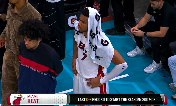 ohnohedidnt24's tweet photo. Heat are 0-3 to start the season https://t.co/EqfBJj4Jje