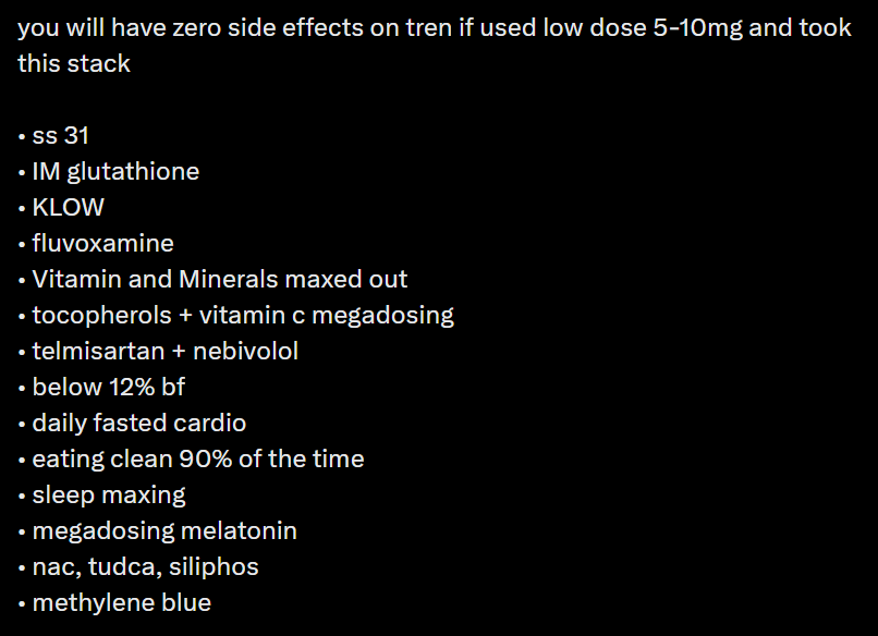 NoCopesX's tweet photo. @BasedBiohacker @gaezpeat @BasedBiohacker  tell this pussy to stop lying, those were just two things out of a 10+ compound ancillary list. mf is demonic, also unblock me so i can directly dismantle your copes. https://t.co/9ZEIU33zDs