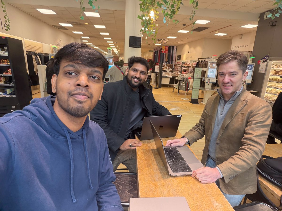 jermiahjerome22's tweet photo. My first-ever post on X! 😂🚀

Finally putting this account to use for the OpenAI Dev Day Paris Hackathon!

“Build in Public”? We took it literally and started building inside a Monoprix! 🛒💻

@borvibe  @oleksandrtsp 

Cooking something exciting with Voice AI and accessibility! https://t.co/tDZ40ywDyh