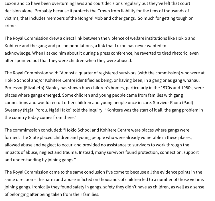 smithkstead's tweet photo. really good piece from aaron smale in newsroom on gangs &amp; state abuse / its generational effects https://t.co/T4qFR7NmmL
