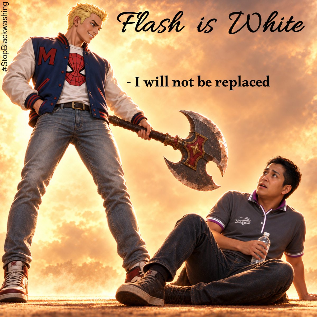 denzel27565's tweet photo. Flash Thompson is White
#StopBlackwashing https://t.co/T8g54l6mJO