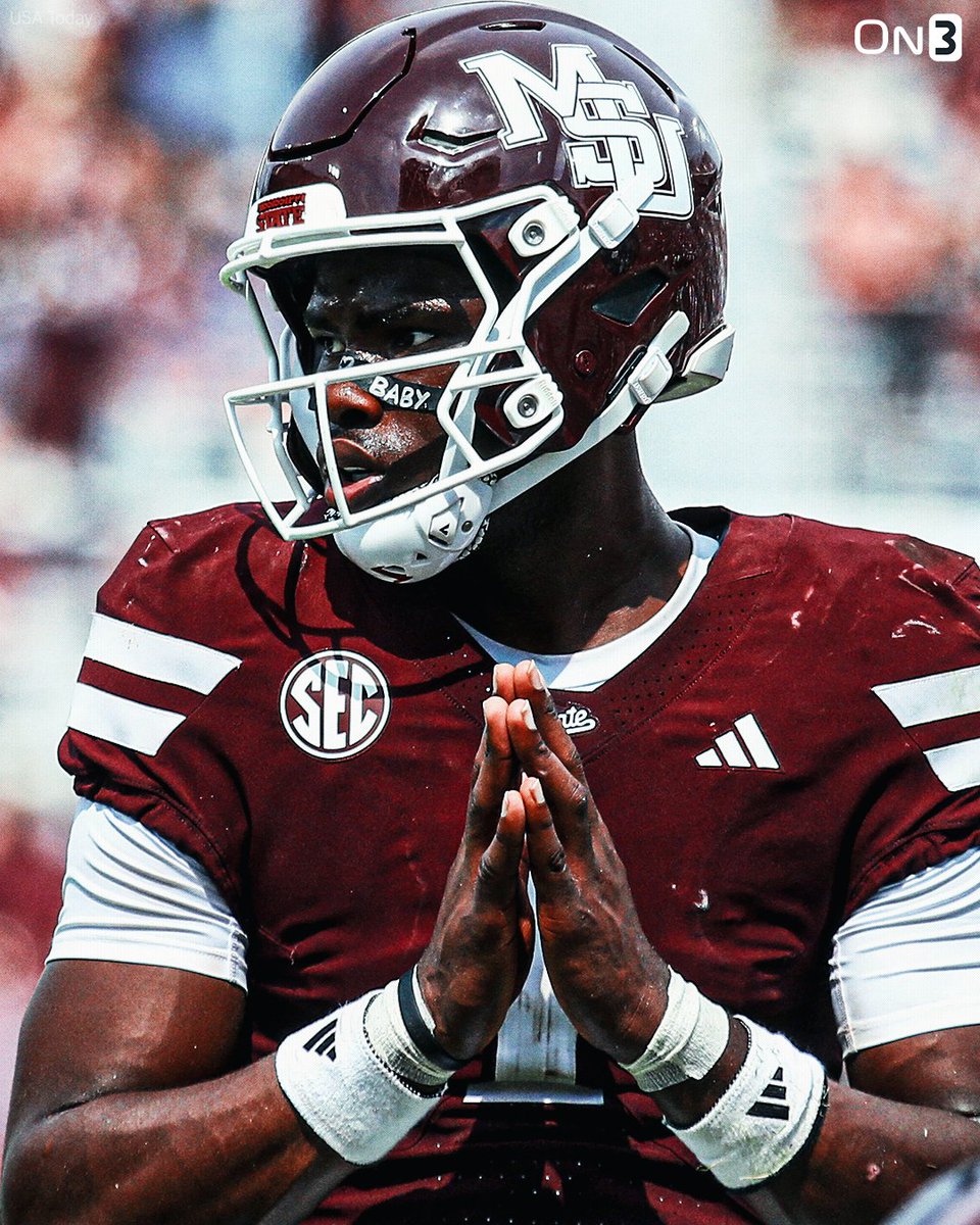 On3's tweet photo. NEW: Mississippi State QB Kamario Taylor has headed to the locker room with an injury.

Backup Billy Puckett has entered the game at QB.

https://t.co/y3MEXwt1Gv https://t.co/GQpJAEESDa