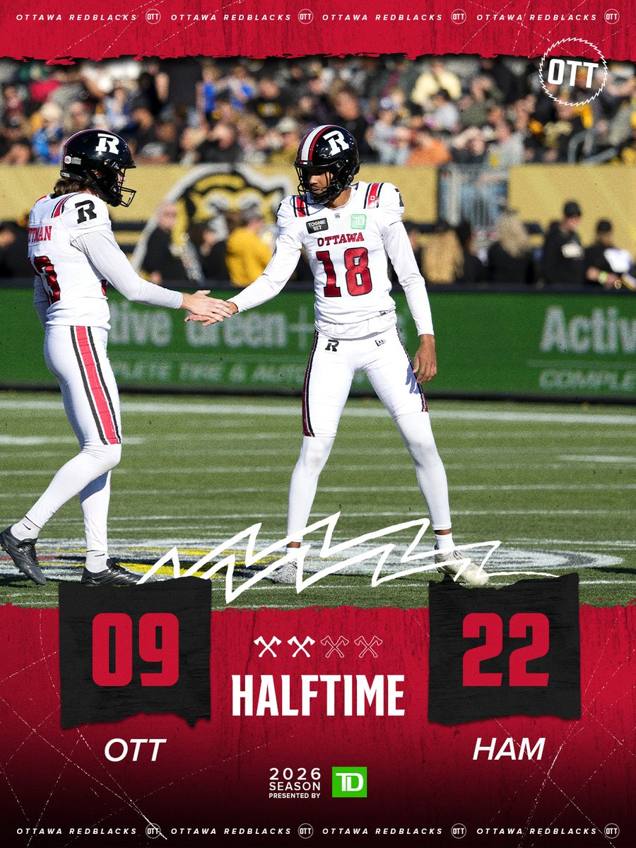 REDBLACKS's tweet photo. score at the half. https://t.co/5bs1ogHYEP