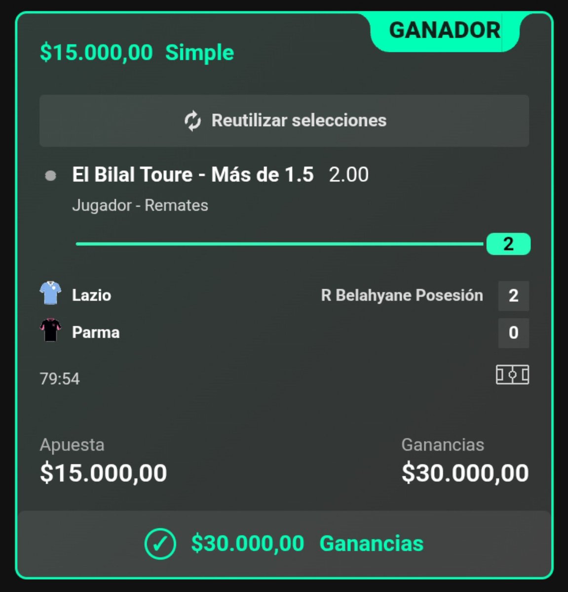 leobets10's tweet photo. Salió 1, te animas 1 remate más Toure? ✅️ https://t.co/xka7ECRFrE