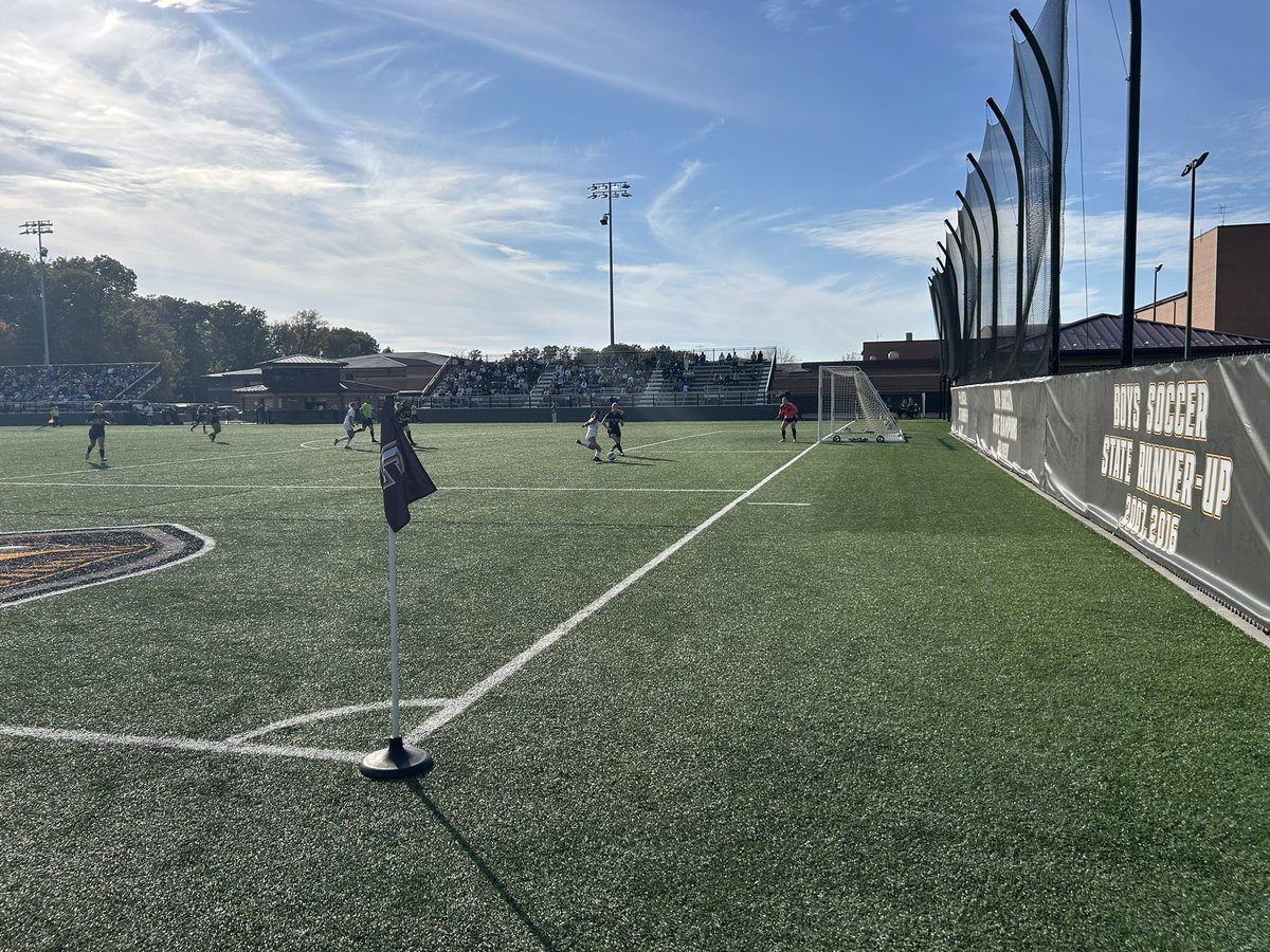 JaneCSchott's tweet photo. Match 2 @CHS__Trojans features @BCSAD v @OakHillAthletic girls! It’s survive &amp; advance time! Beautiful day &amp; awesome facilities to play semi-state soccer. Get out to watch HS sports! #IHSAA #ItStartsHere #PureSport #HighSchoolSports #FaceOfSportsmanship https://t.co/7ehlASLsEK