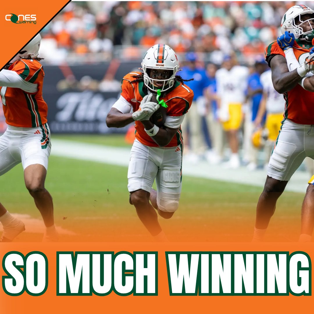 CanesWarningFS's tweet photo. Malachi Toney was a big winner in Miami's 52-23 decision over Pitt, but the secondary did not have a banner day. Click below for winners &amp; losers!

https://t.co/5SxLvPZCLV https://t.co/cCKfUdxsR0